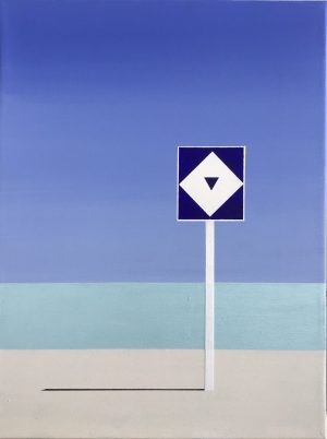 BLUE TRIANGLE ship traffic sighns series